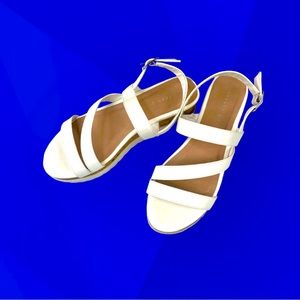 Madden Girl G Sentry Platform Sandals in White Sz 10